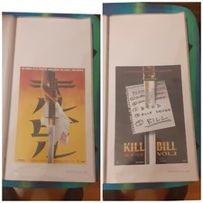 locandina KILL BILL VOLUME 1 e 2 tarantino uma thurman 1 edizione Cult