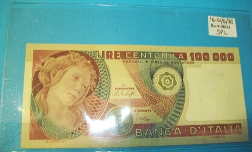 100 000 lire botticelli - 100.000,