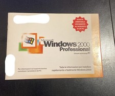 LICENZA MICROSOFT WINDOWS 2000 PROFESSIONAL (NO CD) usata