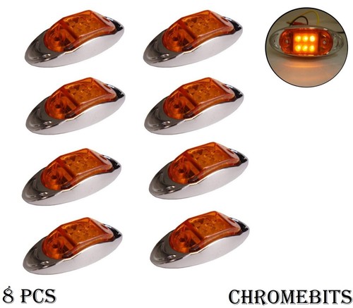 Amber led chrome - amber, side