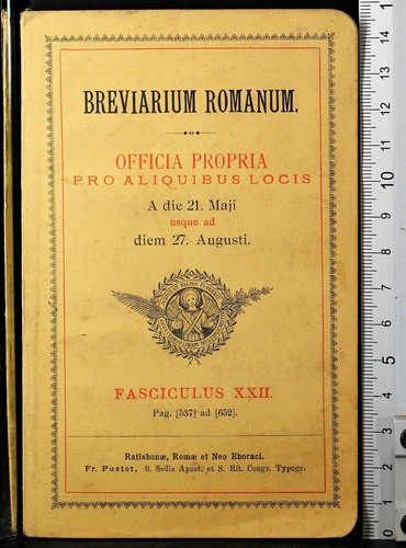 Breviarium romanum officina - romanum.,