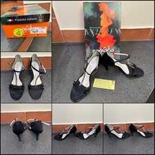 SCARPA A SANDALO DONNA MARCA ZODIACO TAGLIA 38 CON STRASS IN CRISTALLO