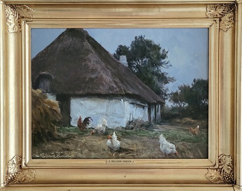 Dipinto olio melchior - s.,