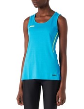 JAKO Canotta Challenge, Blu/Giallo Fluo, 36 Donna-36