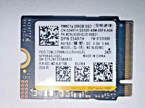 Samsung pm9c1a nvme pcie - nvme,