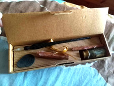 DALLAITI TUSCANIA KIT PENNINO CHINA ASTUCCIO COMPLETO INTEGRO RARO