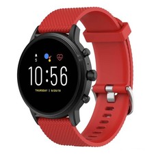 Cinturino silicone rosso - 22, mm
