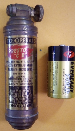 Estintore vintage presto - vintage,