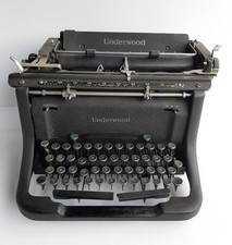 Macchina da scrivere Underwood Standard anni ’40–’50 con tastiera AZERTY USA