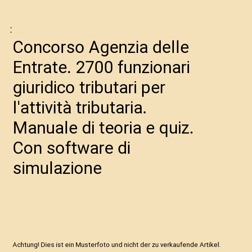 Concorso agenzia delle - concorso,