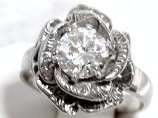 Anello topazio bianco naturale - bianco,