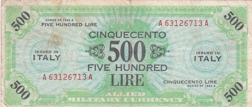 Allied military currency - military,