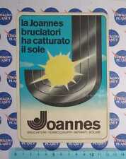 ADESIVO STICKER AUTOCOLLANT VINTAGE JOANNES BRUCIATORI ORIGINAL ANNI 80