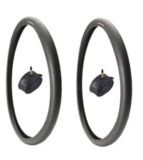 2 Copertoni Mtb 29x1.50 + 2 Camere Slick Stradale Per Bici 29 Da Mountain Bike