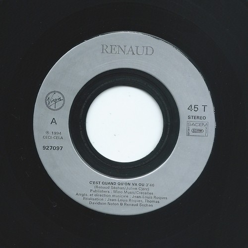 Renaud est quand on - qu'on, va