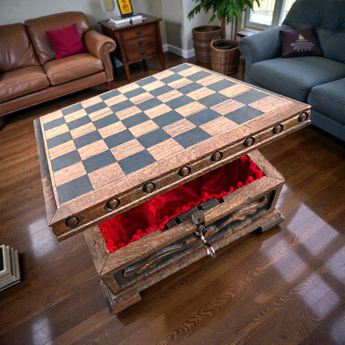 Scacchiera vintage fatta - , a