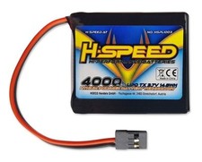 HSPLI003 H-Speed Batteria LIPO 4000Mah 3,7v  Radiocomando Sanwa MT44 MT-4 M17