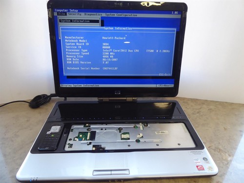 Notebook pavilion hdx9000 - hp,