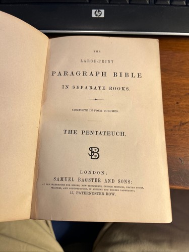 Antique pentateuch paragraph - antique,