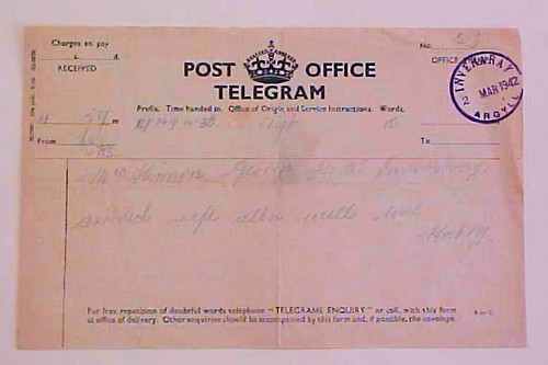 Gran bretagna telegramma 1942 - bretagna,