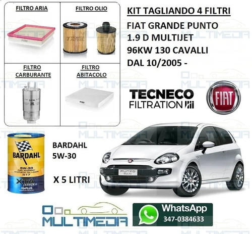 Tagliando filtri olio bardahl - olio,
