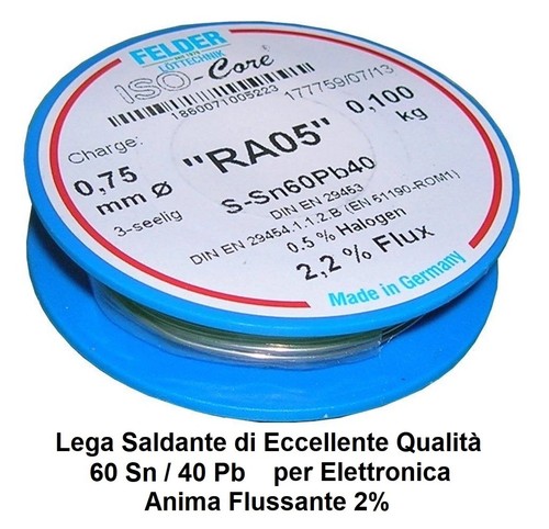 Filo stagno per saldare - stagno,