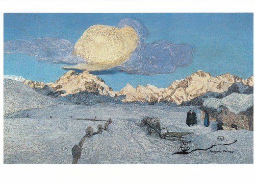 Cartolina giovanni segantini - giovanni,