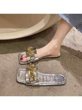 sandali ciabatte sabot oro