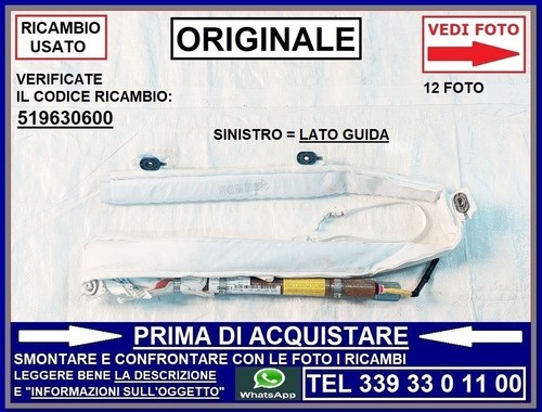 Airbag tetto tendina - tendina, laterale