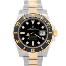 2020 NUOVA CARD Rolex Submariner NERO 40mm Ceramica Oro Bicolore 116613 LN BOX