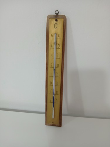 Termometro legno vintage - termometro,