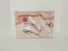 Vintage Godinger Vanity Comò Set 3 Pezzi Placcato Argento Specchio Mano Spazzola Pettine