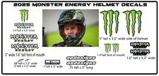 Decalcomanie Casco Monster Energy 2025