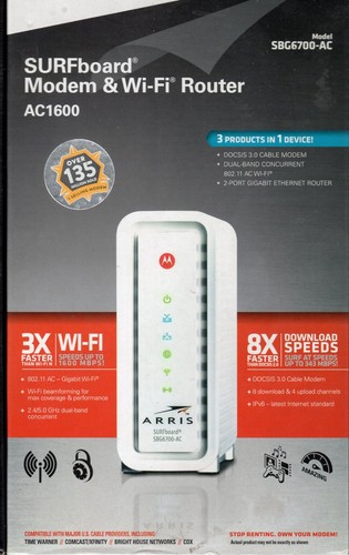 Motorola arris ac1600 modem - motorola,