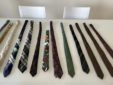 lot stock 13 real vintage ties cravatte 40s 50s 60s