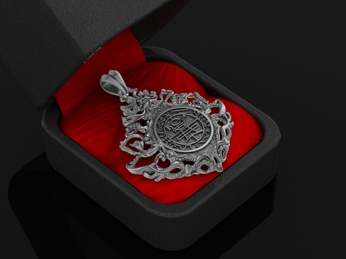 Ciondolo amuleto argento