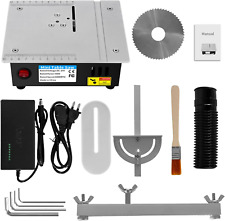 Mini Sega Da Tavolo,Sega Circolare Da Banco Regolabile a 7 Velocità Da 96W Sega 