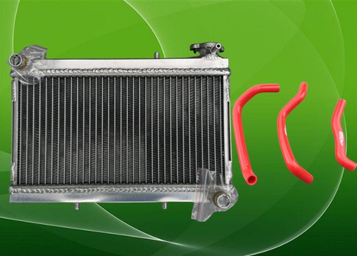 Aluminum radiator hose red - radiator,