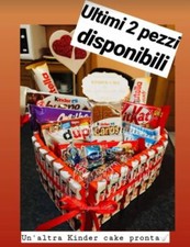 Composizione COMPLETA Torta Con barrette Kinder IDEE IDEA REGALO Befana Epifania