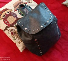 Borsa Zaino OVS con Borchie Ecopelle Grigio Scuro Comoda Elegante