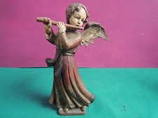 ANTICO  ANGIOLETTO LEGNO FOGLIA ORO -FINE 800 - LACCATURA ANGELO STATUA EX VOTO