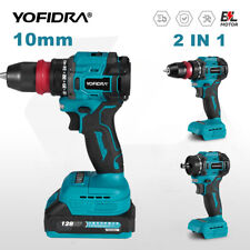 Trapano avvitatore a batteria 2 velocità 10 mm trapano avvitatore 2IN1 avvitatore DE