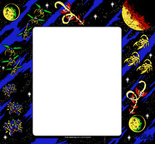 Galaga Arcade Monitor Bezel