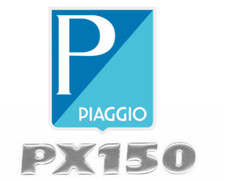  TARGHETTA PX150 ADESIVA IN