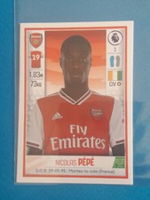 NICOLAS PEPE CALCIATORI PANINI FOOTBALL 2020 FIGURINA N.72