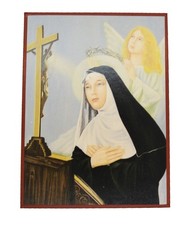 Serigrafia in legno cattolica