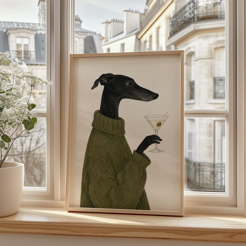 Poster greyhound martini - poster,