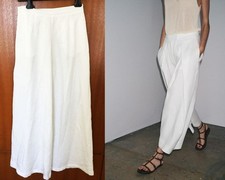 NWT ZARA WHITE PALAZZO WIDE