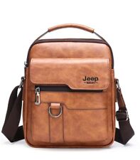 BORSELLO UOMO TRACOLLA JEEP  (MARRONE CHIARO , immagine 1)