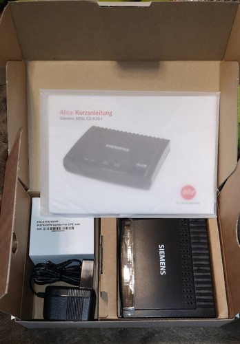 Router via cavo siemens - cavo, adsl